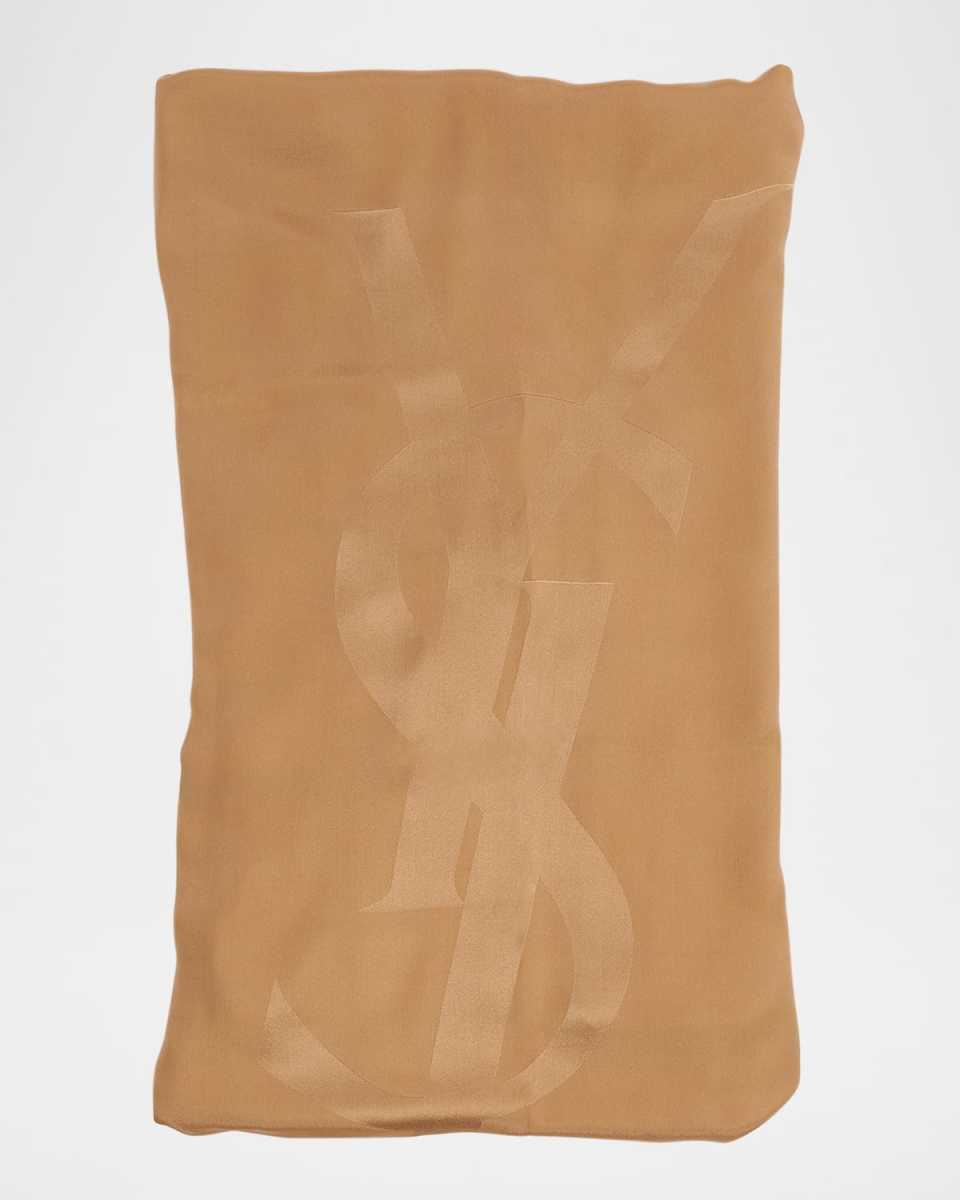 Silk YSL Printed Silk Scarf